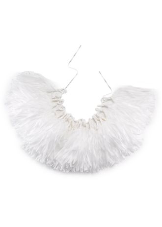 All About White Tassel Garland Set of 20