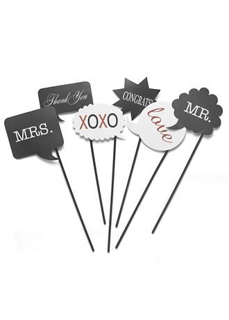 Word Bubble Photo Prop Set