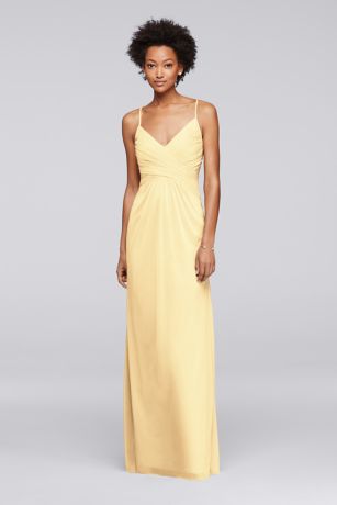 Adjustable Tie-Back Bridesmaid Dress