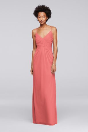 Adjustable Tie-Back Bridesmaid Dress