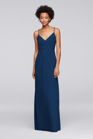 Adjustable Tie-Back Bridesmaid Dress