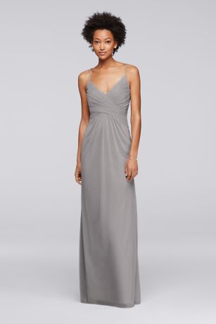 Adjustable Tie-Back Bridesmaid Dress