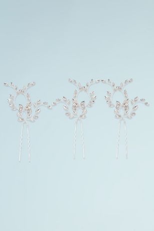 Winding Vine Swarovski Crystal Hairpin Set