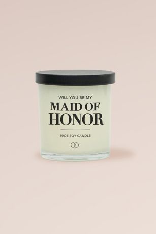 Will You Be My Maid of Honor Soy Candle