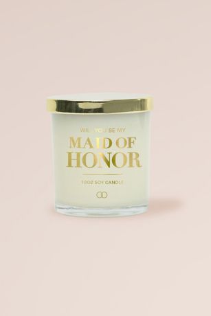 Will You Be My Maid of Honor Soy Candle