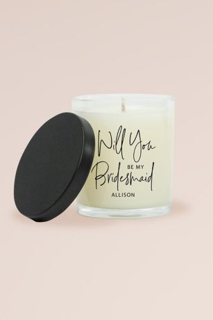 Will You Be My Bridesmaid Personalized Soy Candle