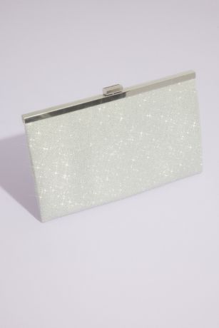 Allover Glitter Metallic Clutch