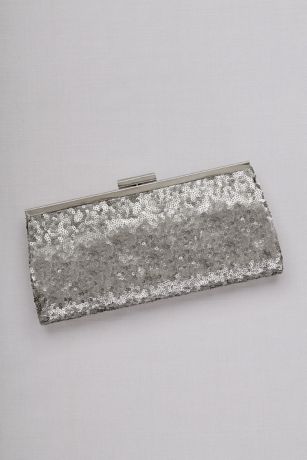 Allover Sequin Frame Clutch