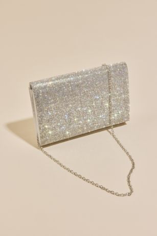 Allover Crystal Clutch Handbag