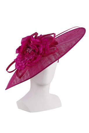 Wide Brim Fascinator Hat