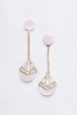 Velvet Deco Drop Earrings