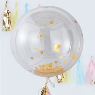 36 Inch Confetti Orb Balloon Pack of 3