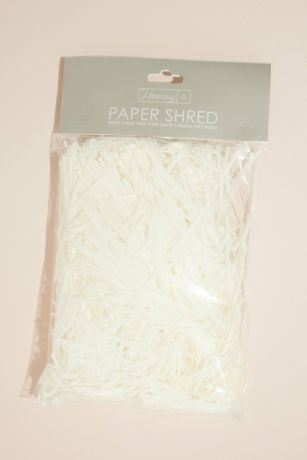 White Paper Shred Gift Bag Filler