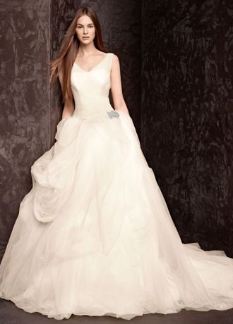 White by Vera Wang Ombre Tulle Wedding Dress