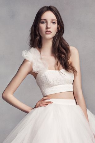 White by Vera Wang Crop Top