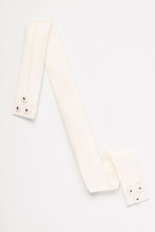 White by Vera Wang Basic Satin Sash