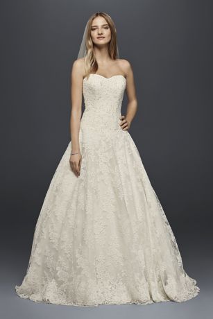 Allover Beaded Ball Gown Wedding Dress