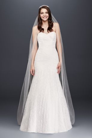 Allover Lace Mermaid Wedding Dress