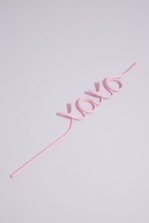 XOXO Party Straw